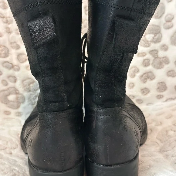 BORN Leather Women’sCombat Boots - Picture 3 of 7